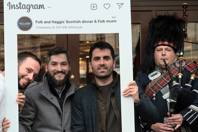 2.5 Hour Experience Scottish Dinner and Folk Music - Whiskey toast and the Irn Bru option: included flavor, optional upsells