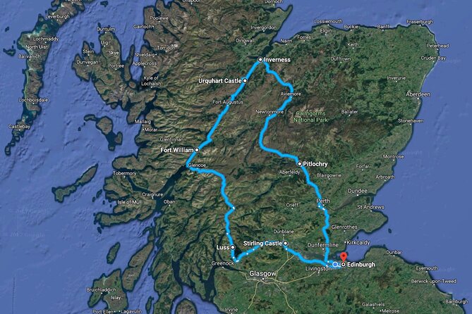 2 Days on the Loch Ness Canal of Caledonia and the Highlands - Cairngorms to Loch Lomond: a second National Park day-ending loop