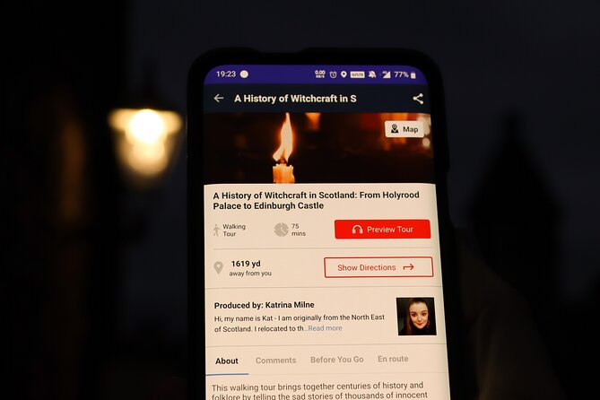 A History of Witchcraft in Edinburgh: A Self-Guided Audio Tour - Walking comfort and who this suits best