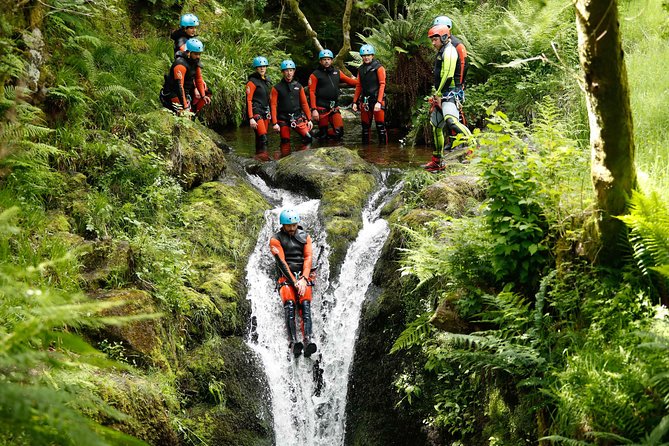 Canyoning Day Trip from Edinburgh - The Main Event: Jumps, Abseils, and Natural Waterslides