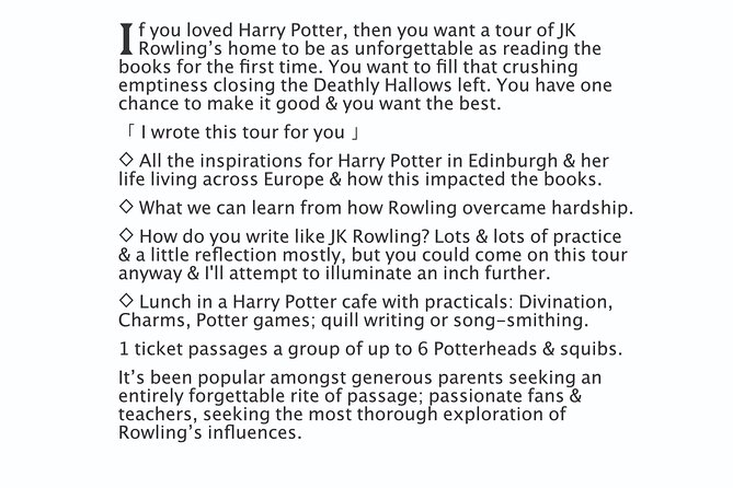 Complete Potterhead, 8hr rite-of-passage unwrapping Harry Potter - Price and logistics: what $549 is buying you