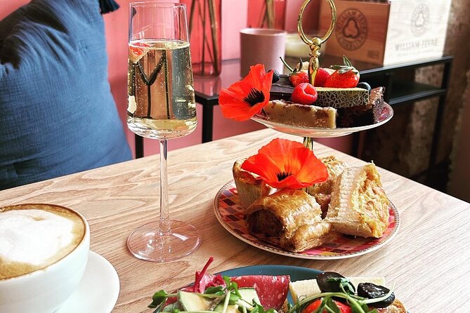 Delightful Scottish Afternoon Tea Experience in Edinburgh - The menu breakdown: montaditos, finger food, tray bakes, and seasonal fruit