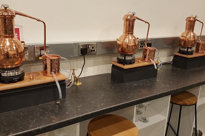 Distill a bottle of Gin on mini copper stills - Welcome Pour: Gin and Tonic On Arrival