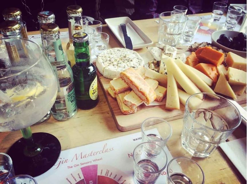 Distillery Masterclass - 8 Scottish gins paired with cheeses - Entering 56 North: where the tasting makes sense