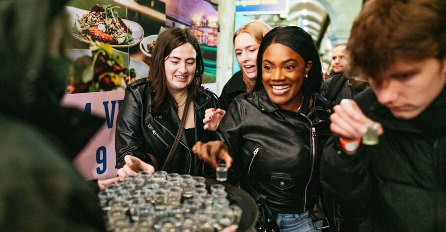 Edinburgh: 7 Bar Pub Crawl with 7 Shots & Discounts - The Shot Deal: 7 Free Shots, But Read This Part Carefully