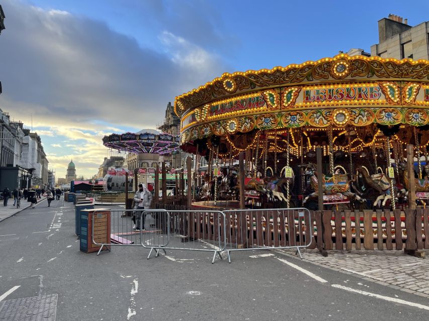 Edinburgh: Christmas Walking Tour with Gingerbread Treat - East Princes Street Gardens: where the gingerbread payoff happens