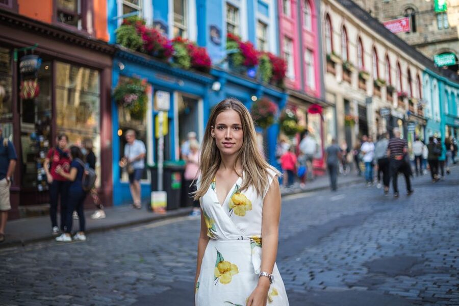 Edinburgh Old Town: Professional Photoshoot & Edited Photos - The walking route through Old Town: Royal Mile, Castle views, Cathedral, and Victoria Street