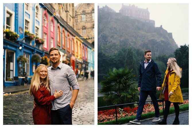 Edinburgh Photoshoot for Couples, Families & Solo Travellers - Old Town Finish by Tolbooth Kirk: The Classic Edinburgh Set