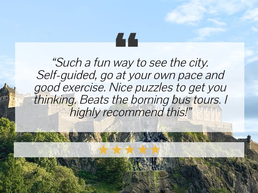 Edinburgh: Royal Mile Walking Tour & Exploration Game - Who this works for (and who might find it too heavy)