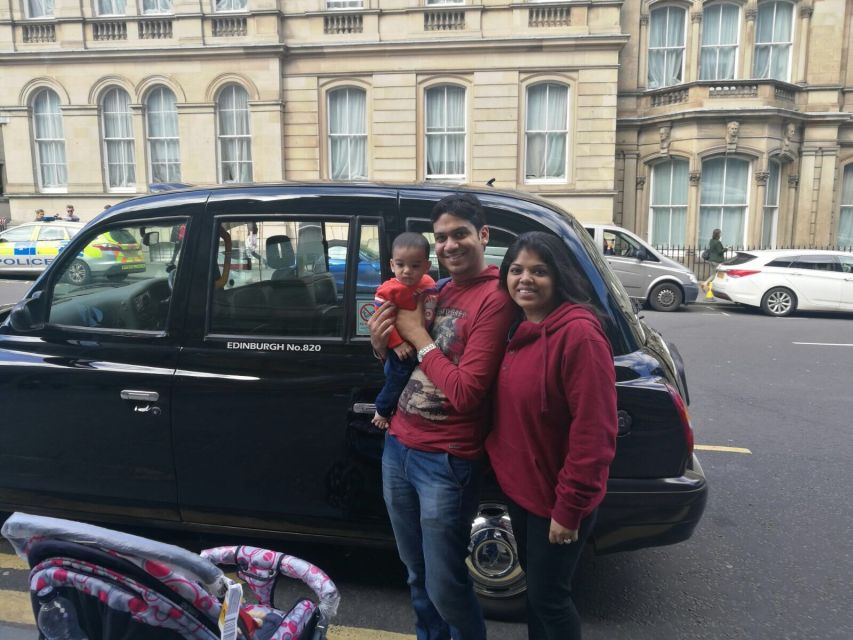 Edinburgh's Hidden Treasures Black Taxi Tour - Witches well, rich-and-famous viewpoints, and Scotch whiskey stops