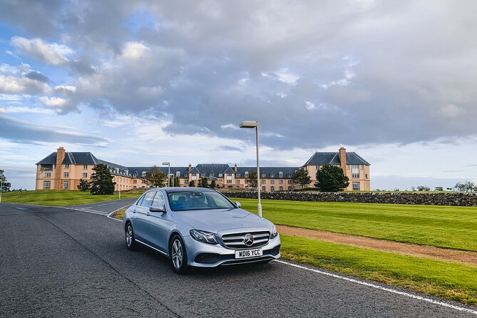 Edinburgh To St Andrews | Executive Transfer - On the Road Comfort: Mercedes-Benz, Wi-Fi, and Bottled Water