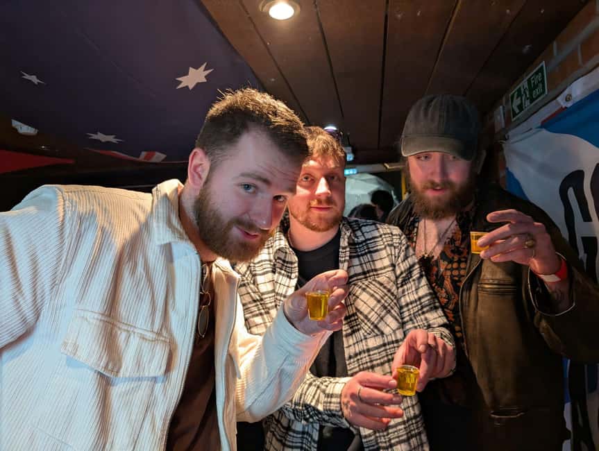 Edinburgh: Ultimate Pub Crawl Party with 7 Bars & 1 Club - The 7 bars: shots, games, and pacing you should plan for