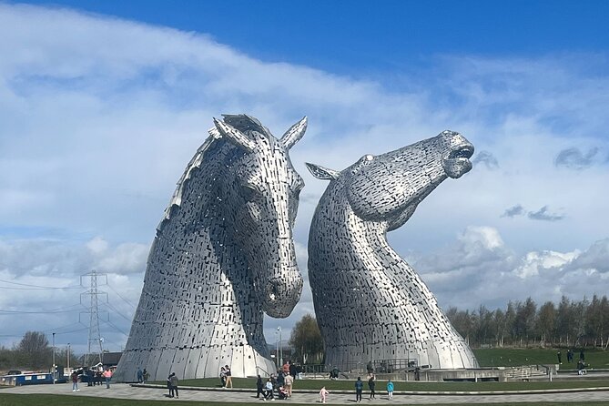 Executive Scottish Lowlands Tour - The Kelpies & The Helix: 100-Foot Horse Heads and Myth with a Twist