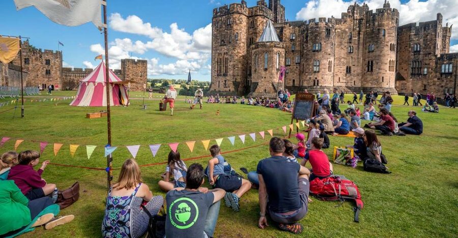 From Edinburgh: Day Trip to Bamburgh and Alnwick Castle - Bamburgh Castle: Seaside Power and Viking-Era Imagination