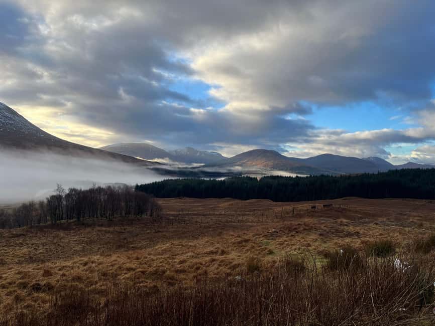 From Edinburgh: Loch Ness, Glencoe & The Highlands Day Trip - Fort William lunch plus Ben Nevis area: comfort break with real mountain energy
