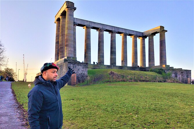 Full Day Tour of Edinburgh Including Lunch With A Local Expert - Calton Hill: your panoramic payoff before the castle finale
