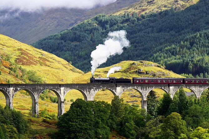 Glenfinnan Viaduct Glencoe and Fort William Tour from Edinburgh - Rannoch Moor and the Loch Tulla viewpoint: classic Highlands without the hike