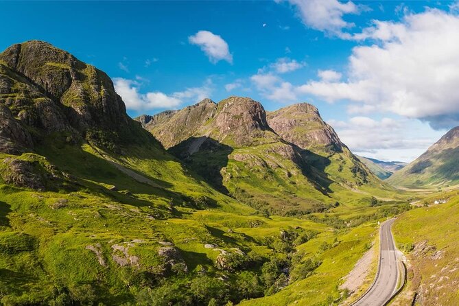 Glenfinnan Viaduct, Glencoe and Loch Shiel 1 Day Tour - Edinburgh - Perthshire evening stop: refreshments and Highland cow time