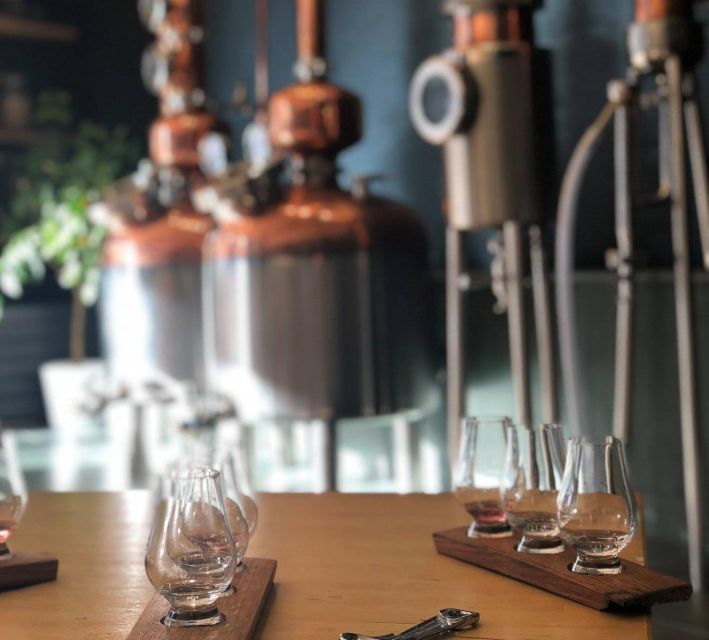 Haggis paired with whisky & gins in 56 North distillery! - Inside 56 North Distillery: A Working Gin Bar Experience