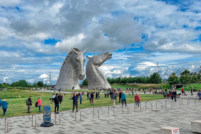 Loch Lomond, The Kelpies and Stirling Castle from Edinburgh - The Kelpies and The Helix: a dramatic start with real up-close viewing