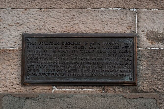 Multi-Sensory Witches Trials & Truth Tour in Edinburgh - Stop 3 at Witches Well: Ending at a Monument of Memory