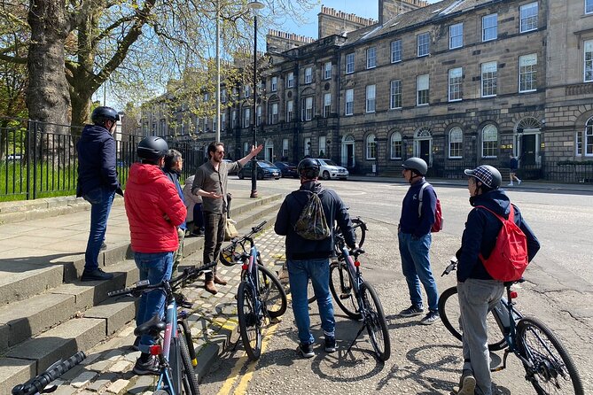 Stunning Edinburgh E-bike Tour max 10 people small group - Water of Leith Cycle Track to Leith: Riding Along an Old Rail Line