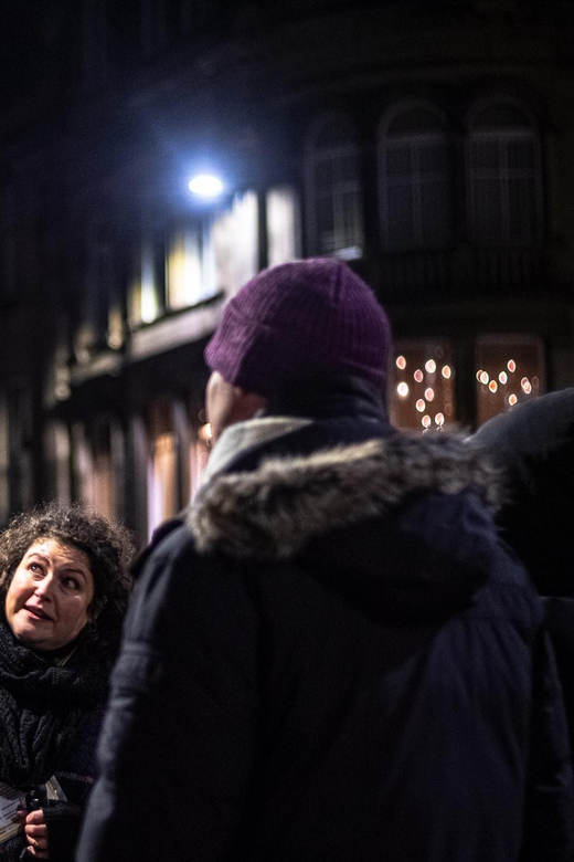 The Dark Side of Edinburgh - Meeting on Grassmarket: Cold Town House Pub and a pink unicorn