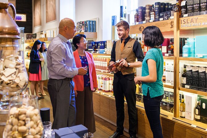 The Scotch Whisky Experience Guided Whisky Tour - An Introduction to Whisky - The Bottle Collection and the Crystal Tumbler Souvenir